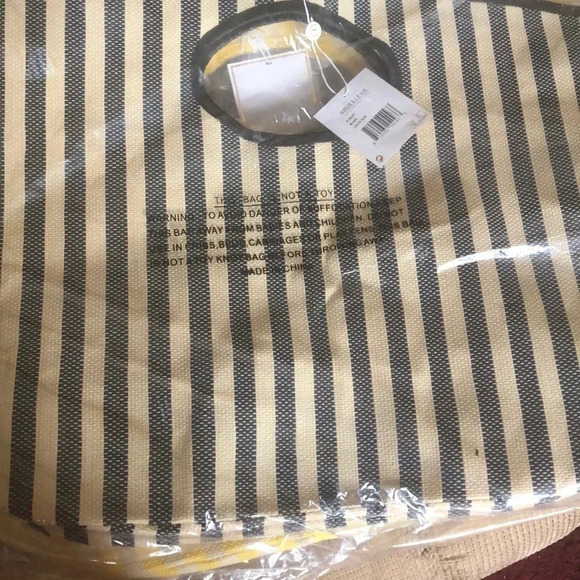 Shiraleah Lolita woven paper straw beach tote bag NWT - Picture 3 of 7